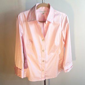 Banana Republic Light Pink Stretch Button Down Shirt,  Perfect Condition